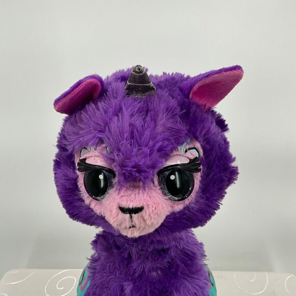 Hatchimals Llamacorn Purple Plush Interactive Toy Nec Extend Light-Up Features 1 - Picture 2 of 8